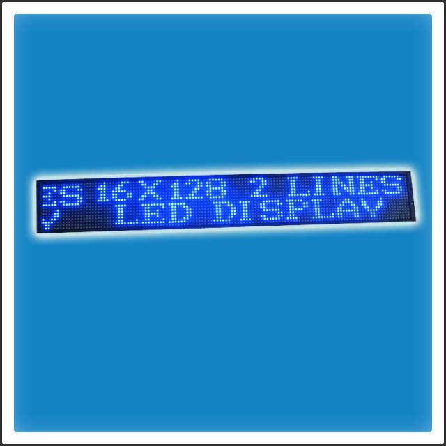 P7.625mm 16 Pixels Height DIP LED Moving Message Display Board (Show Window Sign)