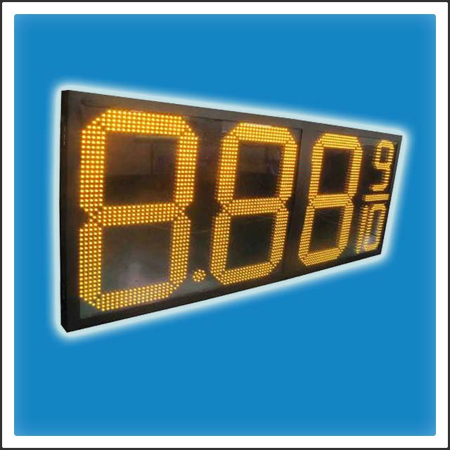 HTD-GP24 24 Inches Digit LED Gasoline Station Price Changer Sign Board 